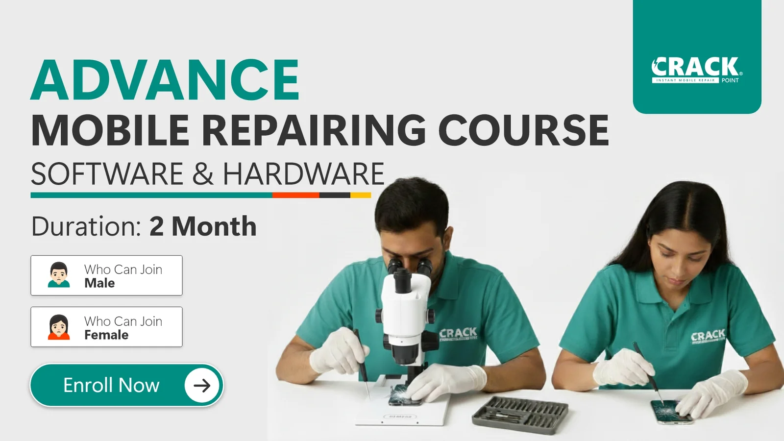 Advance Mobile Repairing Course Software & Hardware (2 Month)