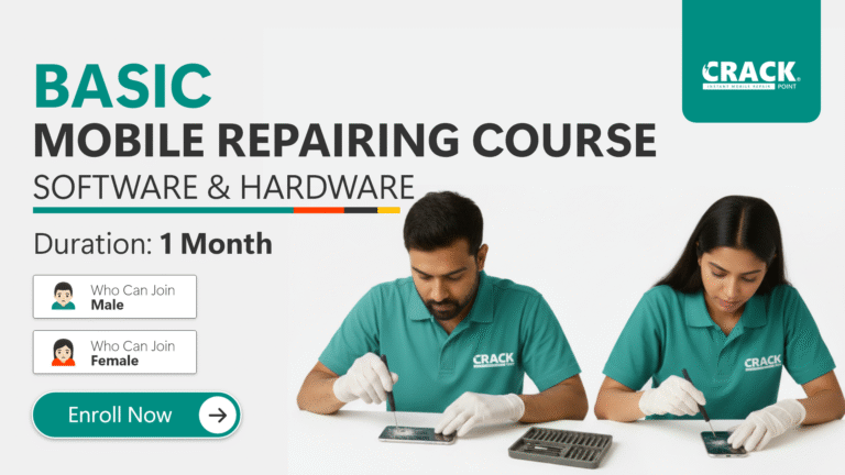 Basic Mobile Repairing Course Software & Hardware (1 Month)